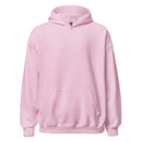 Pink hoodie on a white background