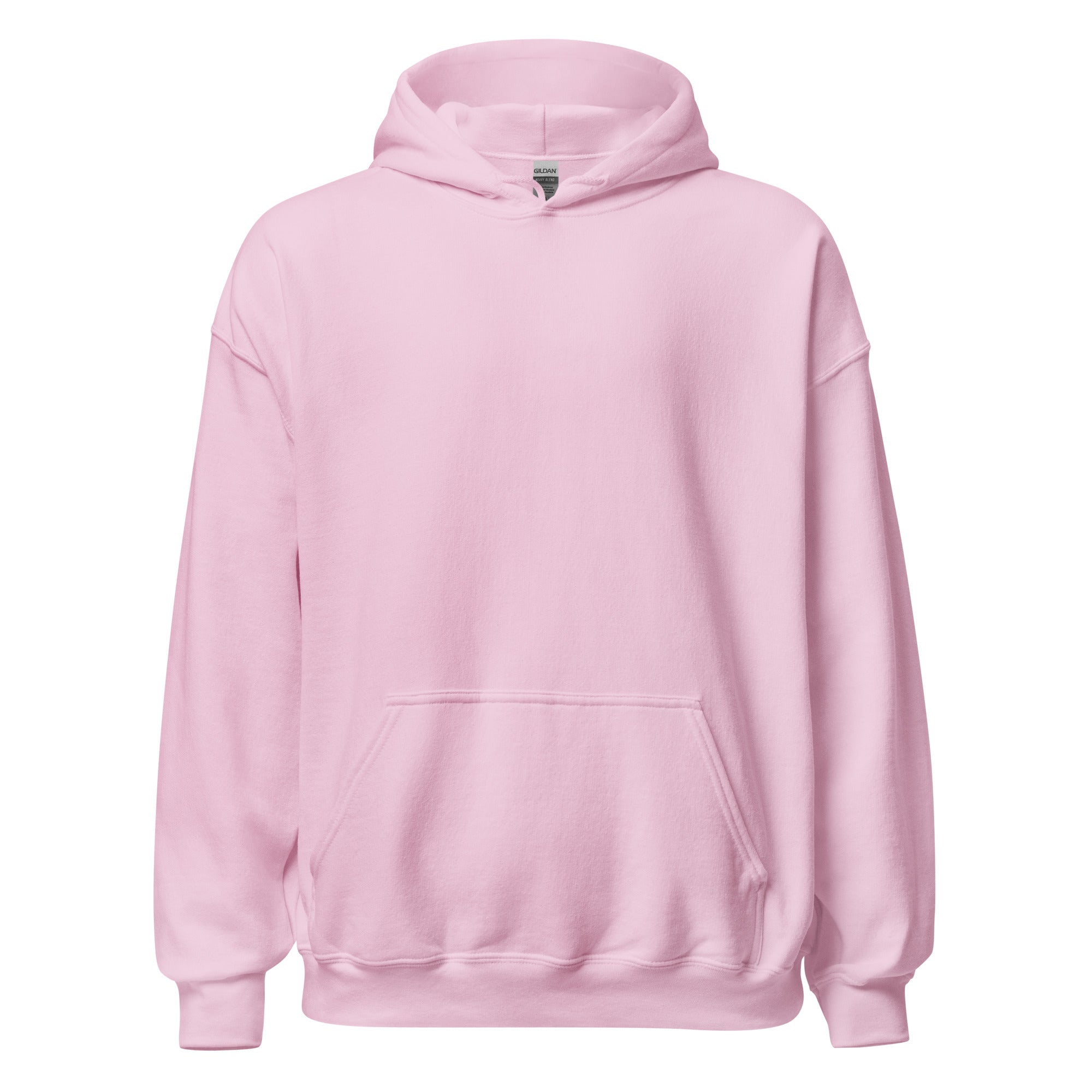 Pink hoodie on a white background