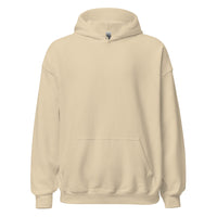 Beige hoodie on a white background