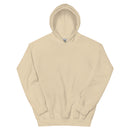 Beige hoodie on a white background
