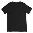 Black t-shirt on a white background