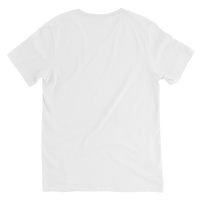 Plain white t-shirt on a white background