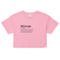 Women's bubblegum pink crop top front view