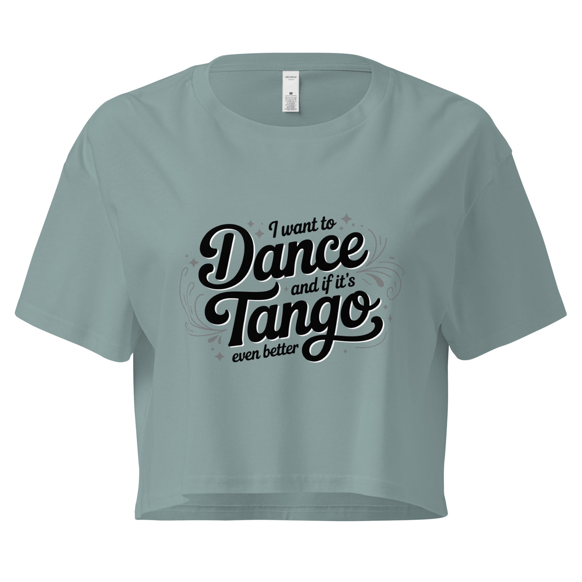 I want to dance Women’s crop top